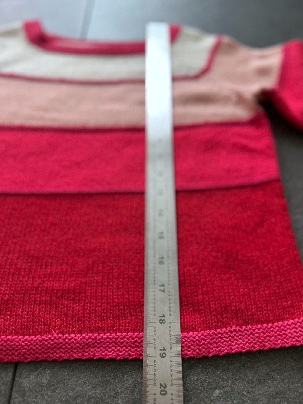 Cooperative’ NWOT Wool Blend Colorblock Cropped Sweater Women’s XS 3/4 Sleeve - Picture 7 of 11